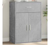vidaXL Credenza Grigio Cemento 60x30x84 cm in Legno Multistrato