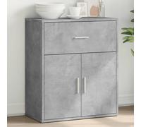 vidaXL Credenza Grigio Cemento 60x31x70 cm in Legno Multistrato