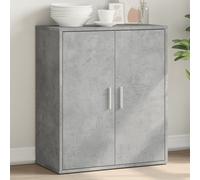 vidaXL Credenza Grigio Cemento 60x31x70 cm in Legno Multistrato