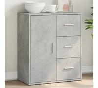 vidaXL Credenza Grigio Cemento 60x31x70 cm in Legno Multistrato