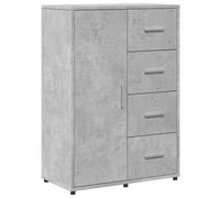 vidaXL Credenza Grigio Cemento 60x31x84 cm in Legno Multistrato, credenza da Cucina, Mobile da Salotto, credenza Alta, Mobile da Soggiorno