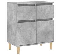 vidaXL Credenza Grigio Cemento 60x35x70 cm in Legno Multistrato