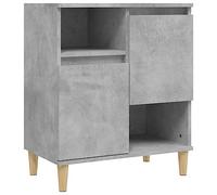 vidaXL Credenza Grigio Cemento 60x35x70 cm in Legno Multistrato
