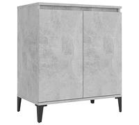vidaXL Credenza Grigio Cemento 60x35x70 cm in Legno Multistrato