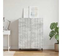 vidaXL Credenza Grigio Cemento 66 x 34,5 x 92 cm Legno ingegnerizzato