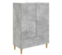 vidaXL Credenza Grigio Cemento 66 x 34,5 x 95 cm Legno ingegnerizzato
