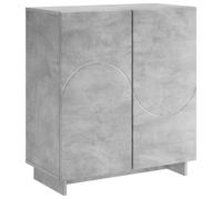vidaXL Credenza Grigio Cemento 67 x 34,5 x 75 cm Legno ingegnerizzato