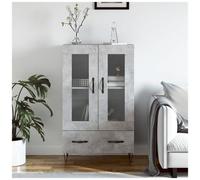 vidaXL Credenza Grigio Cemento 69,5x31x115 cm in Legno Multistrato