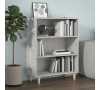 vidaXL Credenza Grigio Cemento 69,5x32,5x90 cm in Legno Multistrato