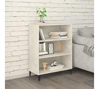 vidaXL Credenza Grigio Cemento 69,5x32,5x90 cm in Legno Multistrato