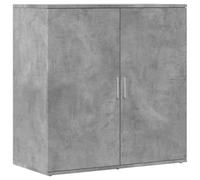 vidaXL Credenza Grigio cemento 79x38x80 cm in legno multistrato