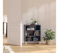 vidaXL Credenza Grigio Lucido 57x35x70 cm in Legno Multistrato