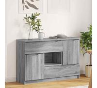 vidaXL Credenza Grigio Sonoma 100 x 30 x 65,6 Legno multistrato