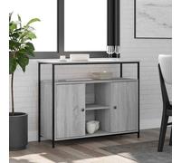 vidaXL Credenza Grigio Sonoma 100x35x80 cm in Legno Multistrato