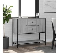 vidaXL Credenza Grigio Sonoma 100x36x85 cm in Legno Multistrato