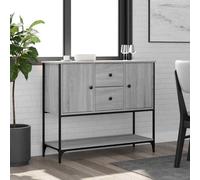 vidaXL Credenza Grigio Sonoma 100x36x85 cm in Legno Multistrato