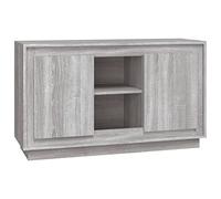 vidaXL Credenza Grigio Sonoma 102x35x60 cm in Legno Multistrato