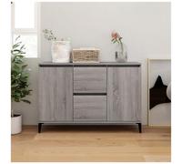 vidaXL Credenza Grigio Sonoma 104x35x70 cm in Legno Multistrato