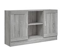 vidaXL Credenza Grigio Sonoma 120x30,5x70 cm in Legno Multistrato