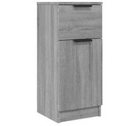 vidaXL Credenza Grigio Sonoma 30x30x70 cm in Legno Multistrato