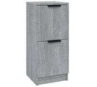 vidaXL Credenza Grigio Sonoma 30x30x70 cm in Legno Multistrato