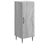 vidaXL Credenza Grigio Sonoma 33 x 34,5 x 89,5 cm Legno ingegnerizzato, Credenza Vintage, Design Rettangolare, Soluzione Spaziosa per Decorazione, Mobile Chic per la Sala da Pranzo