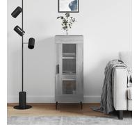 vidaXL Credenza Grigio Sonoma 34,5x34x90 cm in Legno Multistrato