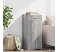 vidaXL Credenza Grigio Sonoma 40x42,5x93 cm in Legno Multistrato