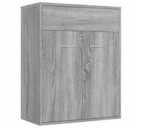 vidaXL Credenza Grigio Sonoma 60x30x75 cm in Legno Multistrato