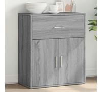 vidaXL Credenza Grigio Sonoma 60x31x70cm in Legno Multistrato