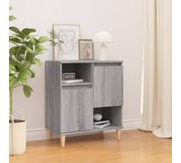 vidaXL Credenza Grigio Sonoma 60x35x70 cm in Legno Multistrato