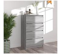 VIDAXL - Credenza Grigio Sonoma 60x35x98,5 Cm In Legno Multistrato