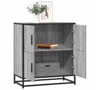 vidaXL Credenza Grigio Sonoma 68x35x76 cm in Legno Multistrato