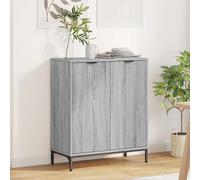 vidaXL Credenza Grigio sonoma 69.5 x 33 x 82 cm Legno multistrato