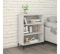 vidaXL Credenza Grigio Sonoma 69,5x32,5x90 cm in Legno Multistrato