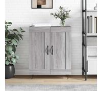 vidaXL Credenza Grigio Sonoma 69,5x34x90 cm in Legno Multistrato