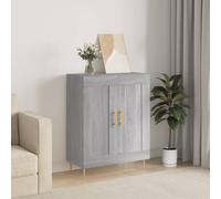 vidaXL Credenza Grigio Sonoma 69,5x34x90 cm in Legno Multistrato