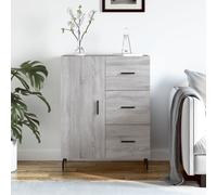 vidaXL Credenza Grigio Sonoma 69,5x34x90 cm in Legno Multistrato
