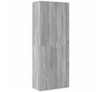 vidaXL Credenza Grigio Sonoma 70x35x180 cm in Legno Multistrato, credenza Alta, Mobile Contenitore, Mobile Alto, Mobile, credenza Laterale