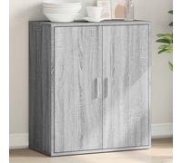 vidaXL Credenza Grigio Sonoma 79x38x80 cm in Legno Multistrato