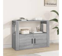 vidaXL Credenza Grigio Sonoma 80x30x60 cm in Legno Multistrato