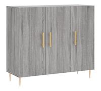 vidaXL Credenza Grigio Sonoma 90x34x80 cm in Legno Multistrato