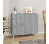 VIDAXL - Credenza Grigio Sonoma 90x34x80 Cm In Legno Multistrato