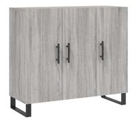 vidaXL Credenza Grigio Sonoma 90x34x80 cm in Legno Multistrato, credenza in Legno, armadietto Laterale, armadietto, armadietto in Legno