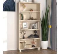 vidaXL Credenza HAMAR in Legno Massello di Pino Marrone