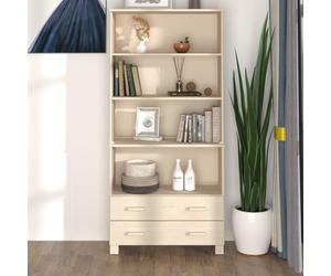 vidaXL Credenza HAMAR in Legno Massello di Pino Marrone