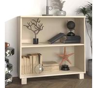 vidaXL Credenza HAMAR Miele 85x35x80 cm in Legno Massello di Pino