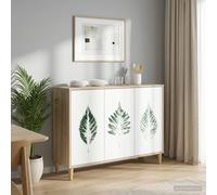 vidaXL Credenza HANAU Sonoma 102 x 33 x 75 cm Legno ingegnerizzato, Mobile laterale rettangolare moderno, unità di stoccaggio elegante per soggiorno e sala da pranzo, soluzione funzionale