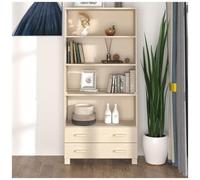 VIDAXL - Credenza In Legno Massello Di Pino Marrone Miele