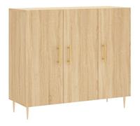 VidaXL Credenza in Legno Multistrato Rovere Sonoma 90x34x80 cm, Armadietto Laterale